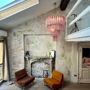  Appartamento Charming And Design Attic Loft In Coolest Area Navigli Ticinese